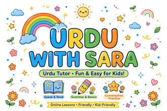 teach you fluent urdu reading, writing and speaking as native tutor