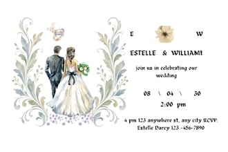 design elegant wedding invitation cards