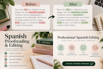 correct your spanish text