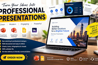 design powerpoint presentation, powerpoint redesign, goggle slides, pitch deck