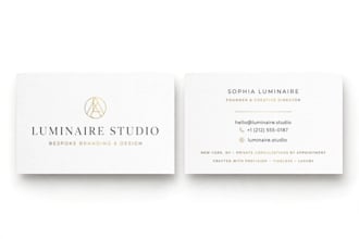 design modern business cards flyers and instagram posts