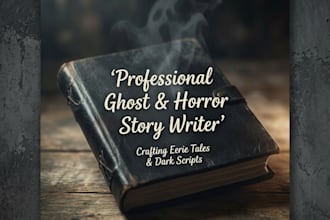 write professional ghost stories and horror scripts