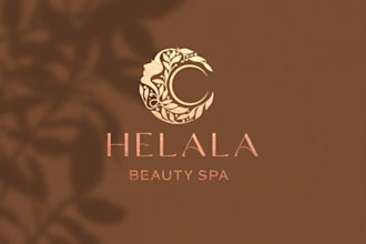 design a luxury beauty spa, salon and skincare logo