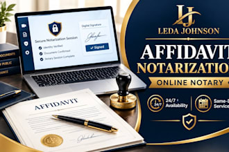 notarize your affidavit online as a remote notary