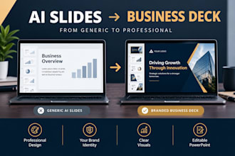 redesign your ai generated sales presentation