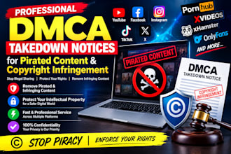 file professional dmca takedown notices for copyright protection
