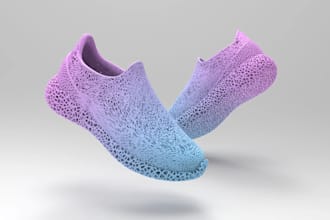 design 3d printed shoes, tpu footwear and zellerfeld style shoes
