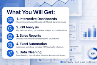 create interactive tableau dashboard and excel data visualization