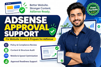 get google adsense approval and fix adsense website issues professionally