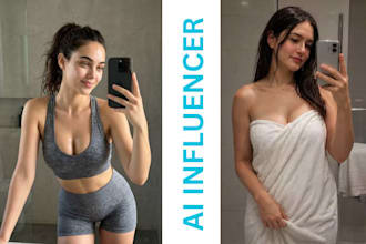 do ai  influencer ai models with flux, zimage, krea2, and custom lora training