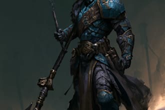 draw dnd character illustration