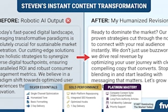 rewrite, humanize, and SEO edit your ai content