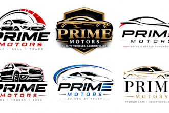design a professional dealership, automotive vehicle, auto sales car dealer logo