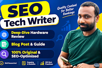 write professional SEO technology articles and tech blog