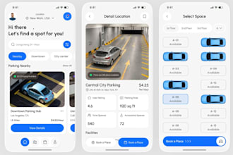 develop car parking app, parking spot app, parking reservation app, parking app