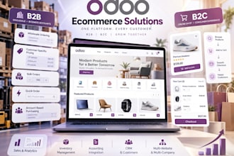 build and optimize odoo ecommerce websites for b2b and b2c