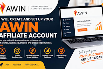 set up your verified awin affiliate account