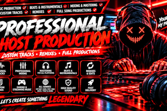 be your techno ghost producer for hard techno, industrial techno, schranz