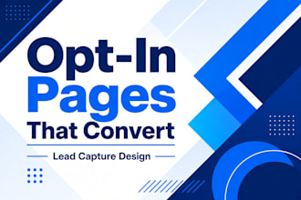 design high converting opt in and lead capture pages