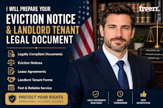 prepare your eviction notice and landlord tenant legal document