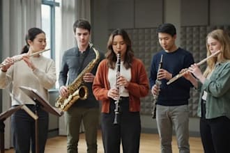 record professional live flute saxophone clarinet oboe and piccolo