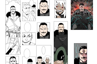 create a professional webtoon for you
