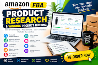 do amazon fba product research and winning amazon products hunting