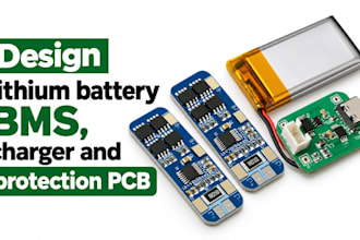 design lithium battery bms charger and protection pcb