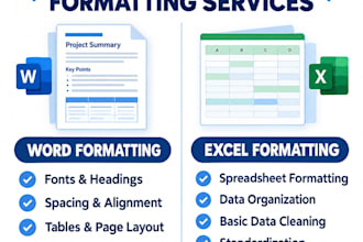 format word documents and excel spreadsheets professionally
