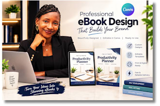 design a professional canva ebook with a modern layout