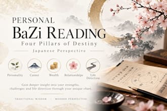 make personalized bazi and four pillars reading