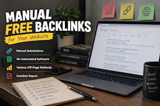create manual free backlinks for your website