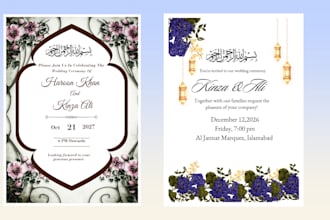 design digital wedding invitations cards