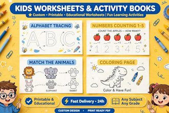 create printable preschool and kindergarten worksheets