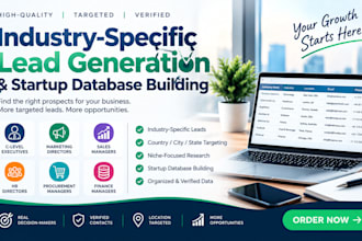 industry country city state niche specific lead lists startup database building