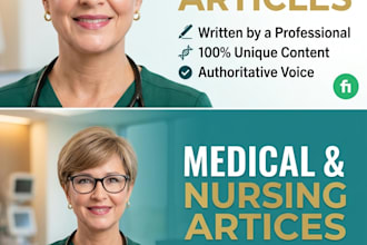 write professional evidence based medical and nursing articles