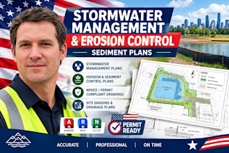 design stormwater management and erosion control sediment plans