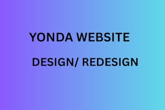 build, revamp and customize your yonda website