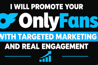 promote your onlyfans with targeted marketing and real