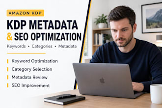 optimize KDP keywords, categories, metadata and SEO