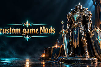 create 3d armor, weapons and character models for game mods