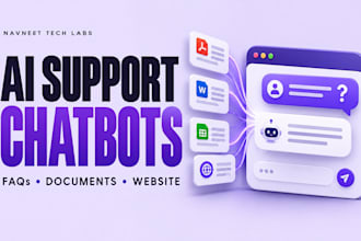 build an ai chatbot for your website faqs and documents