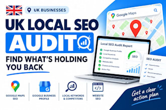 audit UK local SEO and show you what need fixing local se0 audit