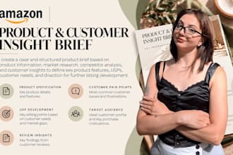 create an amazon product and customer insight brief