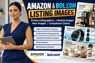 amazon listing image products infographics lifestyle product listing bol com