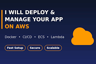 set up AWS cloud infrastructure and deployment for your app