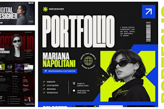 build a modern portfolio website