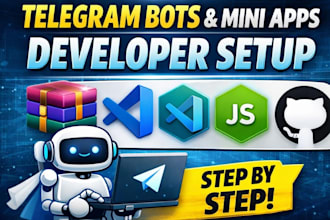 develop telegram mini apps and custom telegram bots