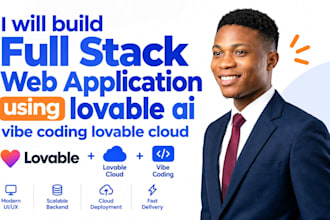 build full stack web application using lovable ai vibe coding lovable cloud