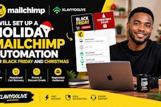 set up a holiday mailchimp automation for black friday and christmas